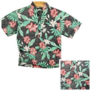 Vintage Mark Raysten Hawaiian Shirt Mens‎ Medium Made In USA 100% Cotton